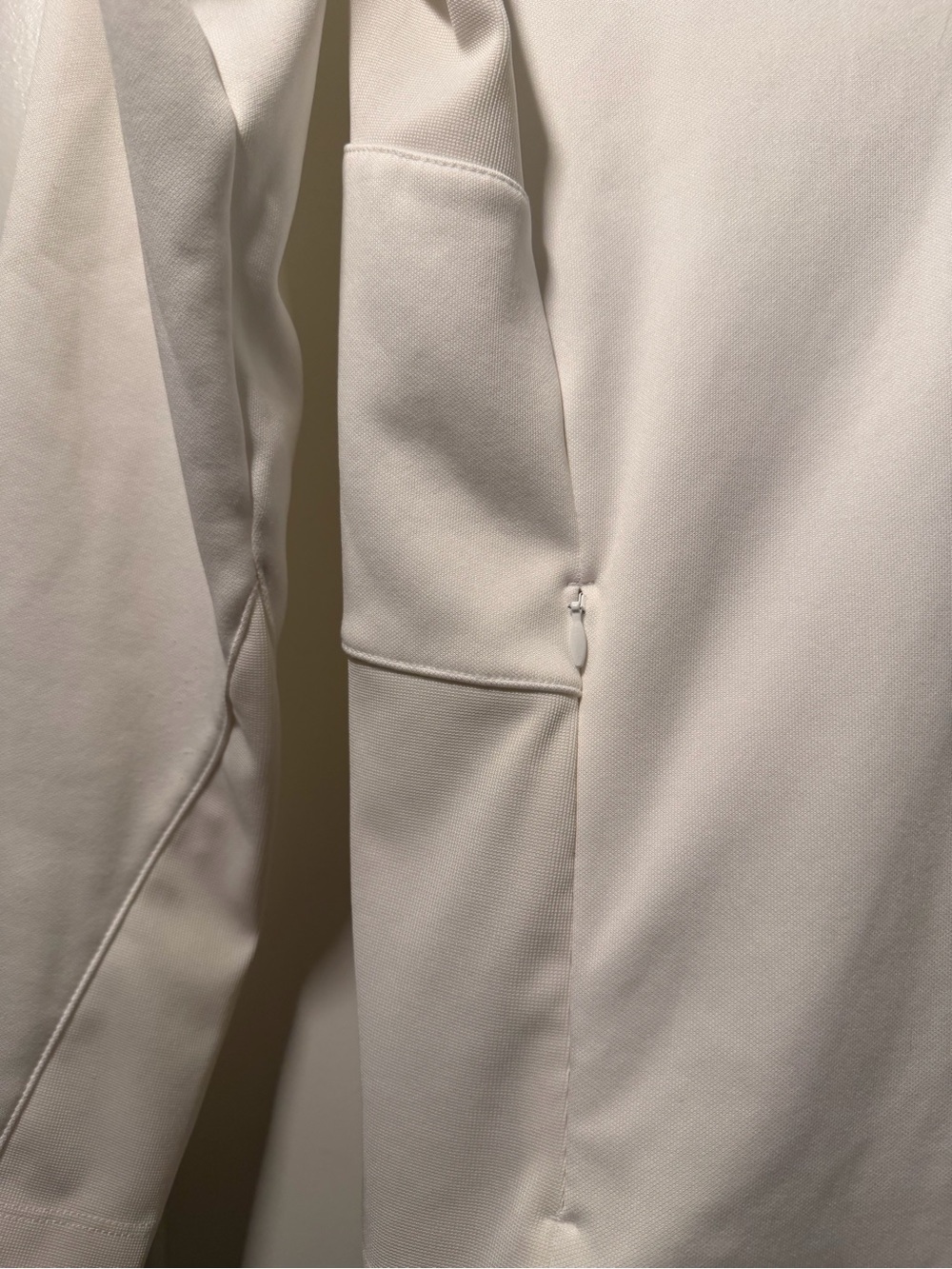Women’s Nike performance Cream Half-Zip Pullover long sleeve top - Picture 6 of 6